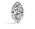 Marquise shaped diamond