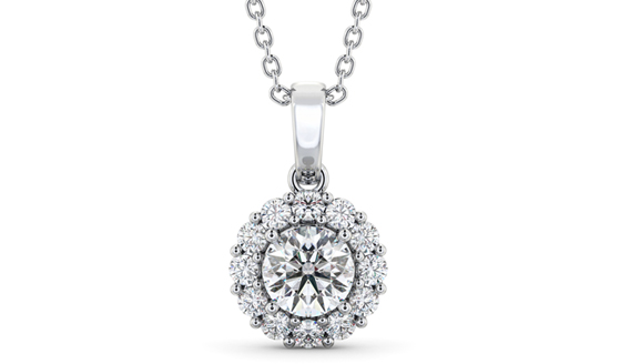 Bespoke diamond pendant