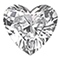 Heart shaped diamond