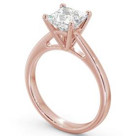 Princess Diamond High Set Engagement Ring 18K Rose Gold Solitaire ENPR8_RG_THUMB1 