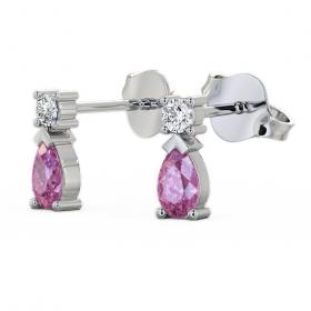 Drop Style Pink Sapphire and Diamond 0.72ct Earrings 18K White Gold ERG34GEM_WG_PS_THUMB1.jpg 