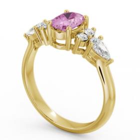 Pink Sapphire and Diamond 1.42ct Ring 18K Yellow Gold GEM2_YG_PS_THUMB1 