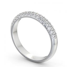 Pave Half Eternity Diamond Cluster Style Ring Platinum CL50_WG_THUMB1_4.jpg 
