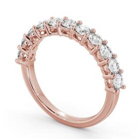 Half Eternity Round Diamond Prong Set Ring 18K Rose Gold HE2_RG_THUMB1 
