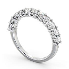 Half Eternity Round Diamond Prong Set Ring Palladium HE2_WG_THUMB1 