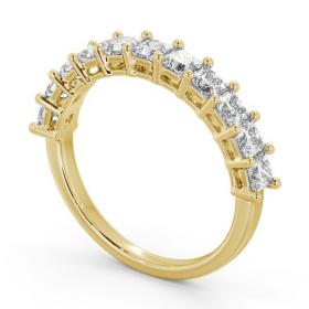 Half Eternity Princess Diamond Prong Set Ring 9K Yellow Gold HE3_YG_THUMB1 