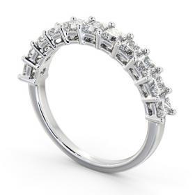 Half Eternity Princess Diamond Prong Set Ring 18K White Gold HE3_WG_THUMB1 