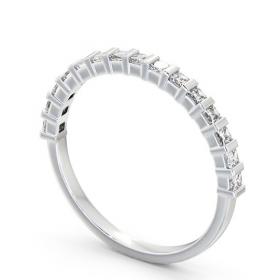 Half Eternity Princess Diamond Tension Set Ring 18K White Gold HE5_WG_THUMB1 