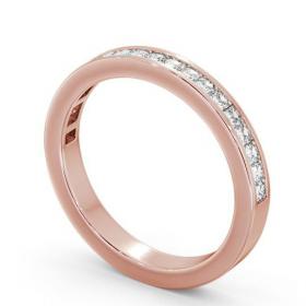 Half Eternity Princess Diamond Channel Set Ring 18K Rose Gold HE7_RG_THUMB1 