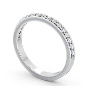 Half Eternity Round Diamond Pave Channel Set Ring 9K White Gold HE8_WG_THUMB1 
