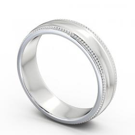 Mens Milgrain Wedding Ring 18K White Gold WBM29_WG_THUMB1_2.jpg 