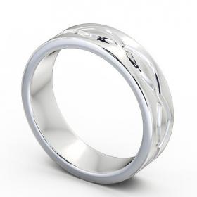 Mens Patterned Infinity Wedding Ring 18K White Gold WBM43_WG_THUMB1_1_1.jpg 