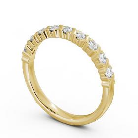 Half Eternity Round Diamond Elegant Design Ring 9K Yellow Gold HE35_YG_THUMB1 