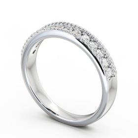 Half Eternity Round Diamond Rope design Ring Platinum HE42_WG_THUMB1 