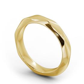 Ladies Textured Wedding Ring 18K Yellow Gold WBF16_YG_THUMB1 
