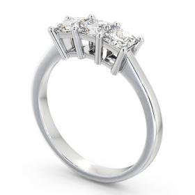Three Stone Princess Diamond Trilogy Ring 9K White Gold TH6_WG_THUMB1 