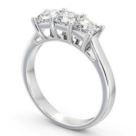 Three Stone Princess Diamond Trilogy Ring 9K White Gold TH17_WG_THUMB1 