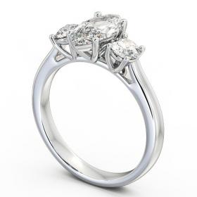 Three Stone Marquise and Round Diamond Trilogy Ring 9K White Gold TH36_WG_THUMB1 
