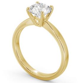 Round Diamond 4 Prong Engagement Ring 9K Yellow Gold Solitaire ENRD89_YG_THUMB1 