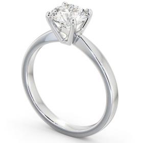 Round Diamond 4 Prong Engagement Ring 18K White Gold Solitaire ENRD89_WG_THUMB1 