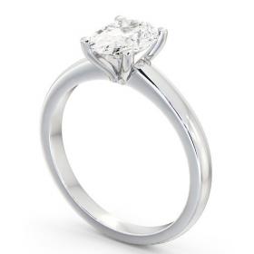 Oval Diamond 4 Prong Engagement Ring 18K White Gold Solitaire ENOV6_WG_THUMB1 