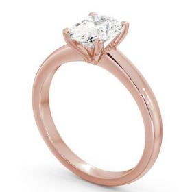 Oval Diamond 4 Prong Engagement Ring 18K Rose Gold Solitaire ENOV6_RG_THUMB1 