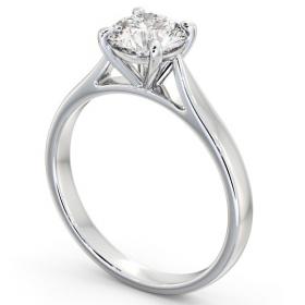 Round Diamond Classic Setting Engagement Ring Platinum Solitaire ENRD113_WG_THUMB1 