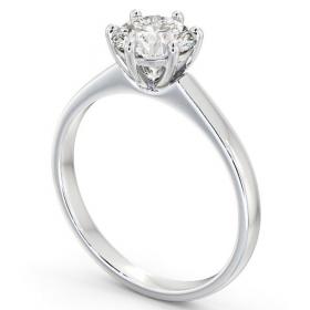 Round Diamond 6 Prong Engagement Ring 18K White Gold Solitaire ENRD149_WG_THUMB1 