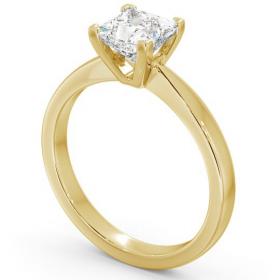 Princess Diamond Elegant Style Engagement Ring 9K Yellow Gold Solitaire ENPR31_YG_THUMB1 