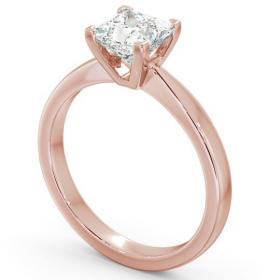 Princess Diamond Elegant Style Engagement Ring 9K Rose Gold Solitaire ENPR31_RG_THUMB1 