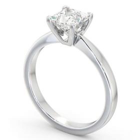 Princess Diamond Elegant Style Engagement Ring Platinum Solitaire ENPR31_WG_THUMB1 