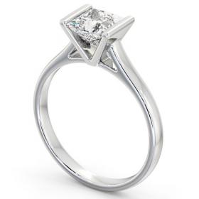 Princess Diamond Tension Set Engagement Ring 18K White Gold Solitaire ENPR48_WG_THUMB1 