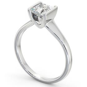 Princess Diamond Tension Set Engagement Ring Platinum Solitaire ENPR49_WG_THUMB1 