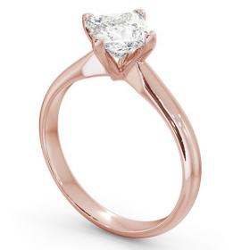 Princess Diamond Rotated Head Engagement Ring 18K Rose Gold Solitaire ENPR50_RG_THUMB1 