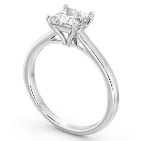 Princess Diamond Tulip Setting Style Engagement Ring 18K White Gold Solitaire ENPR52_WG_THUMB1 
