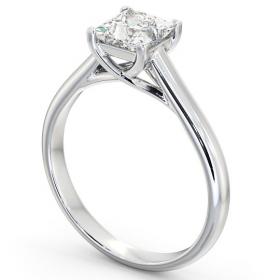 Princess Diamond Trellis Design Engagement Ring 18K White Gold Solitaire ENPR54_WG_THUMB1 