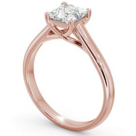 Princess Diamond Trellis Design Engagement Ring 18K Rose Gold Solitaire ENPR54_RG_THUMB1 
