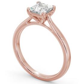 Princess Diamond Classic 4 Prong Engagement Ring 18K Rose Gold Solitaire ENPR55_RG_THUMB1 