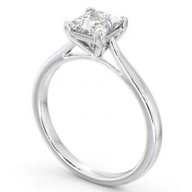 Princess Diamond Classic 4 Prong Engagement Ring Platinum Solitaire ENPR55_WG_THUMB1 
