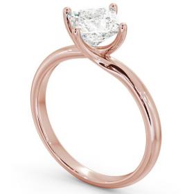 Princess Diamond Rotated Head Engagement Ring 18K Rose Gold Solitaire ENPR56_RG_THUMB1 