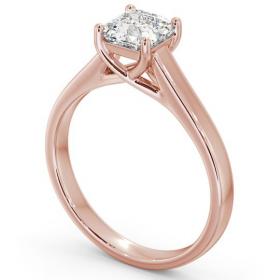 Asscher Diamond Trellis Design Engagement Ring 18K Rose Gold Solitaire ENAS15_RG_THUMB1 