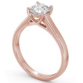 Cushion Diamond Trellis Design Engagement Ring 18K Rose Gold Solitaire ENCU15_RG_THUMB1 