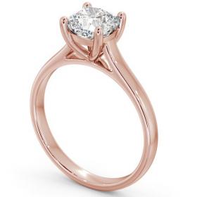 Cushion Diamond Classic 4 Prong Engagement Ring 18K Rose Gold Solitaire ENCU16_RG_THUMB1 