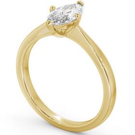 Marquise Diamond Classic 4 Prong Engagement Ring 18K Yellow Gold Solitaire ENMA15_YG_THUMB1 