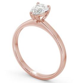 Pear Diamond Classic 3 Prong Engagement Ring 18K Rose Gold Solitaire ENPE13_RG_THUMB1 