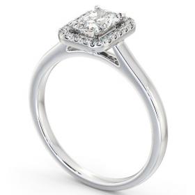 Halo Radiant Diamond Classic Engagement Ring Palladium ENRA12_WG_THUMB1 