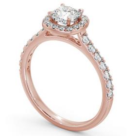 Halo Cushion Diamond Classic Engagement Ring 18K Rose Gold ENCU9_RG_THUMB1 
