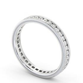 Full Eternity Round Diamond Vintage Style Ring 18K White Gold FE39_WG_THUMB1 