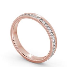 Full Eternity Round Diamond Pave Channel Wedding Ring 18K Rose Gold FE46_RG_THUMB1 