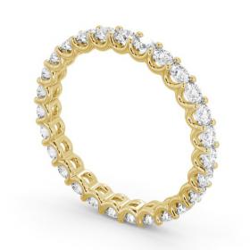 Full Eternity Round Diamond Sweeping Prongs Ring 9K Yellow Gold FE59_YG_THUMB1 